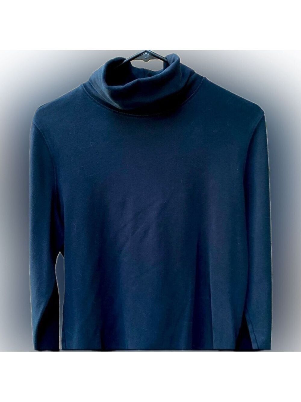 Liz Claiborne - Black Turtleneck. Size L 100% Cotton Almost new